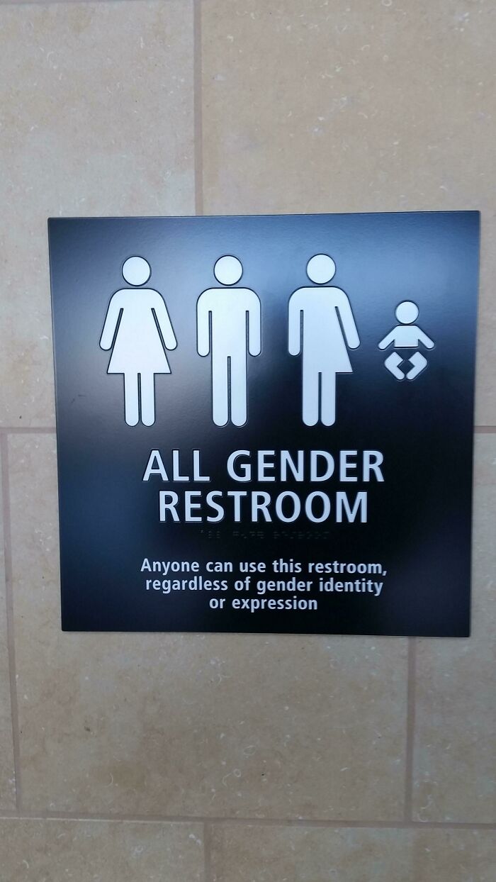 Found This Restroom For Nonspecific Genders At Sand Diego Airport