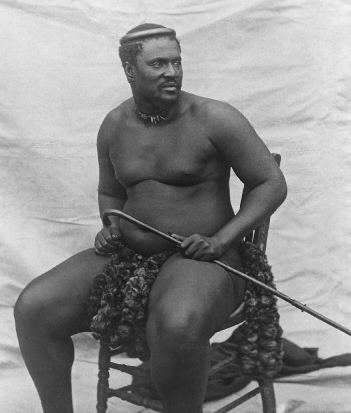 Cetshwayo, King Of The Zulu Who Defeated The British At The Battle Of Isandlwana, 1878