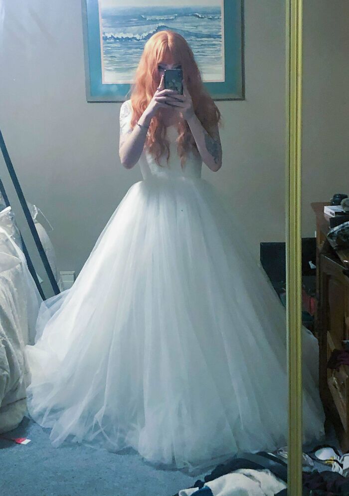 El vestido de novia de mis sueños (y en mi talla) por $40 en Goodwill