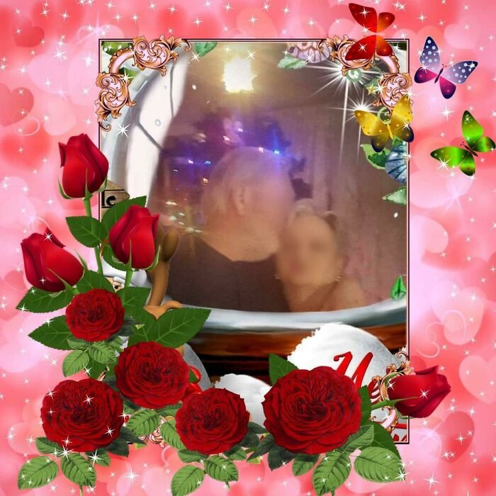 My Grandma Keeps Adding New Frames To Her Profile Picture. She’s Up To Eight Frames Stacked On Top Of Each Other