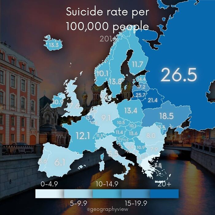Suicide Rate Per 100,000 People