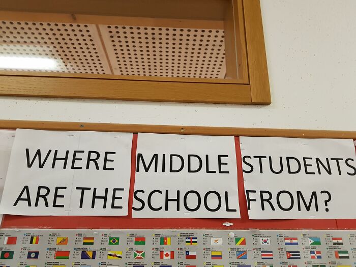 This Sign At My International School