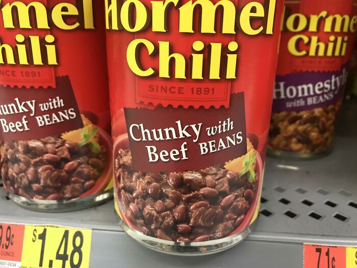 Chunky With Beef Beans