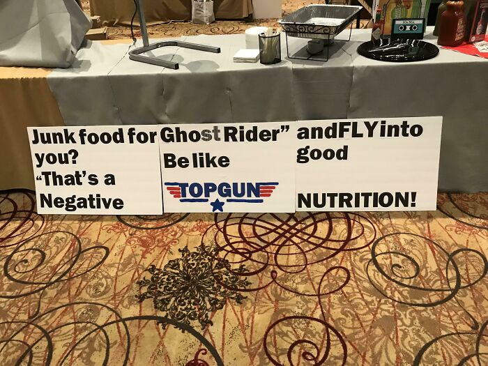Junk Food For Ghost Rider” Andfly Into You? Be Like Good “That’s A Negative Topgun Nutrition!