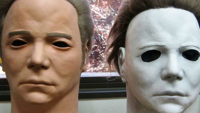 La máscara utilizada para Halloween (1978) era una máscara de William Shatner pintada de blanco