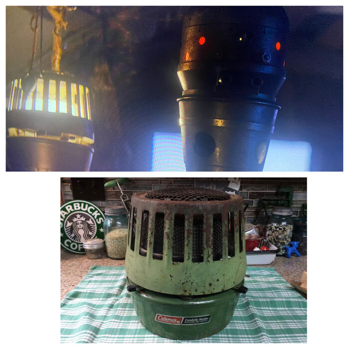 This 70’s Vintage Coleman Catalytic Camping Heater In The Mandalorian Ep. 1.07