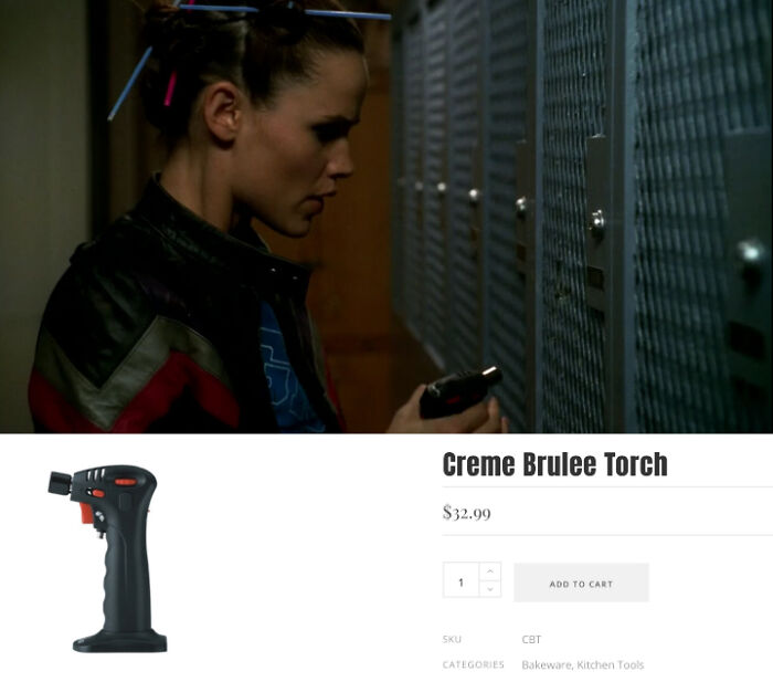 [tv] In Alias [2005], Her Specialized Locker Cutting Tool Is A Creme Brûlée Torch