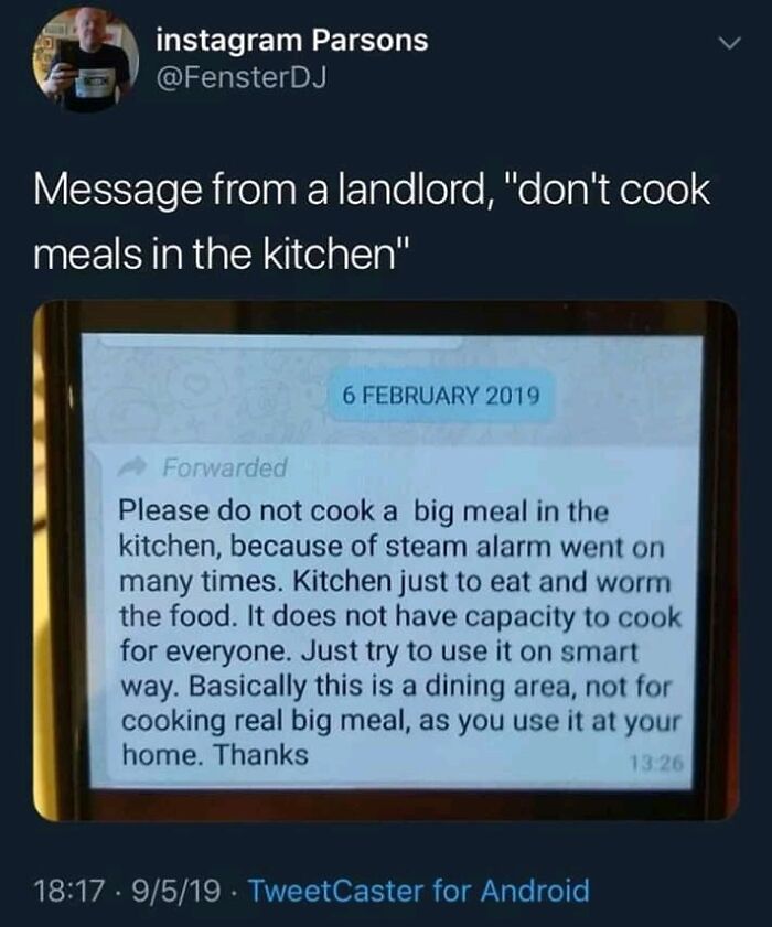 Cook The Landlord Instead