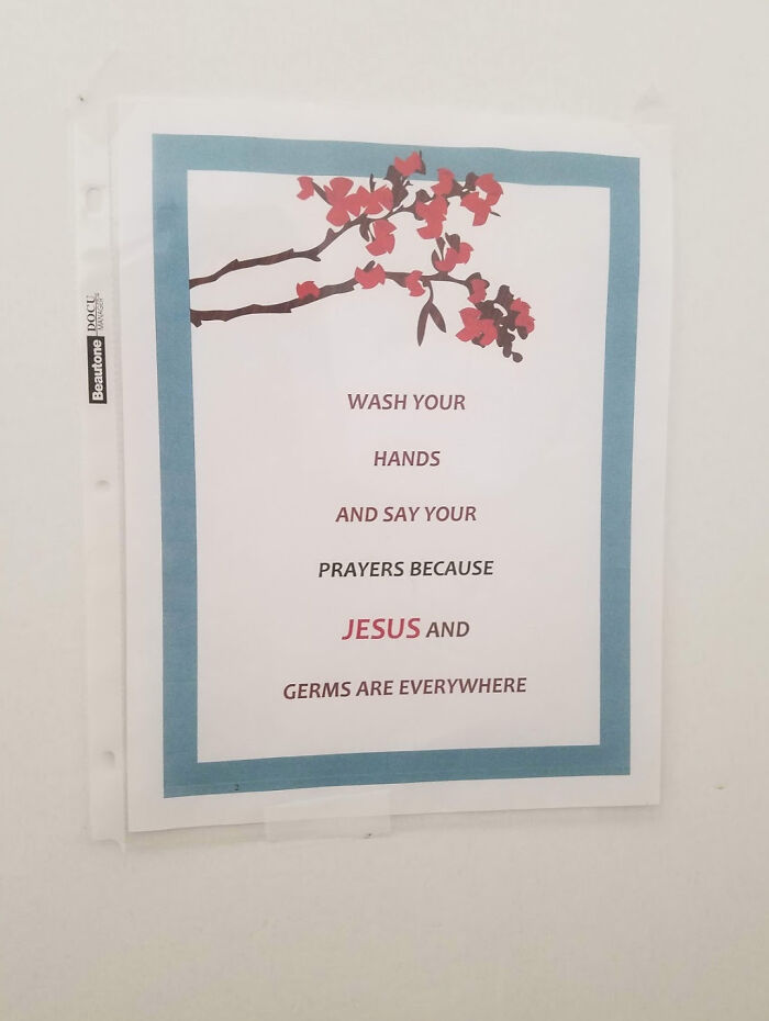 Jesus=germs (Be Afraid)