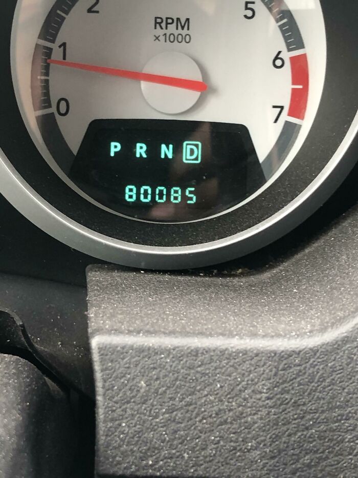 Little Old Lady Dropped Off Her Caravan For A Brake Inspection. Yes That’s The Mileage She Would Have Seen On Her Receipt