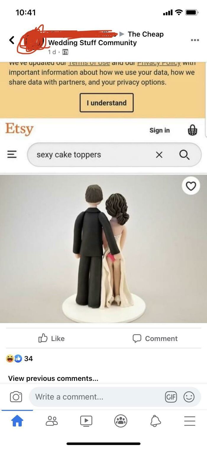 In A Wedding Group On Facebook. This Lady Is Looking For This Cake Topper For Under £100
