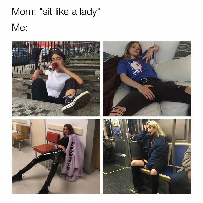 Sit Like A Lady