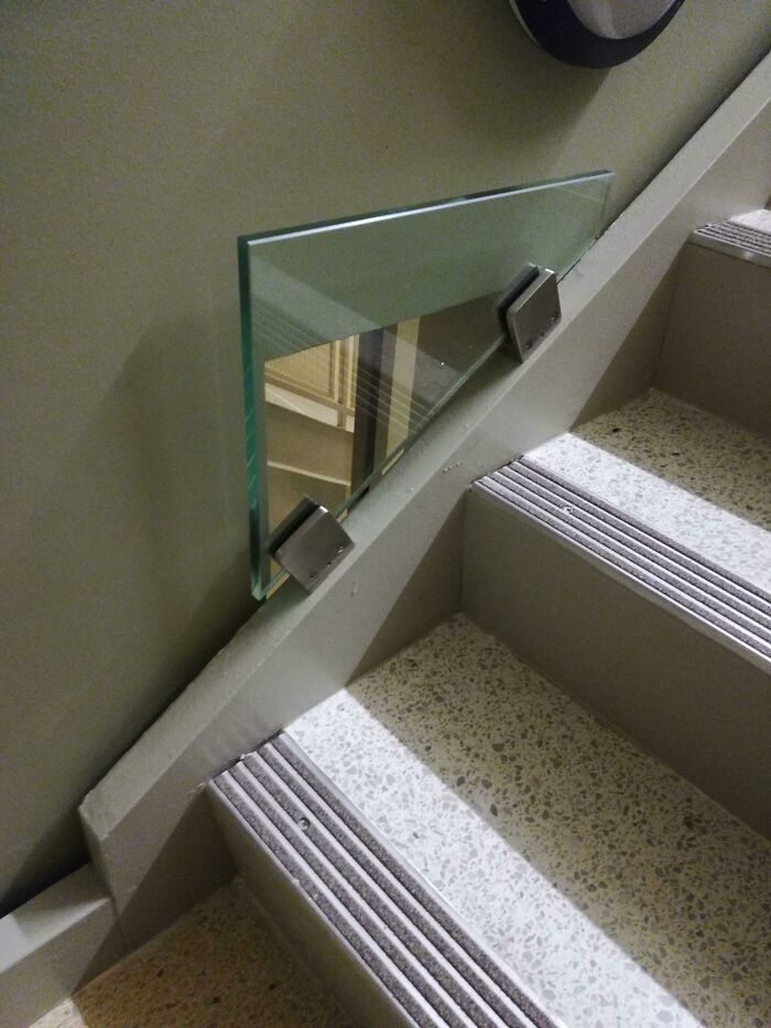 This Six Inch Wide Triangle Window In A Stairwell On My Campus. Just Why?