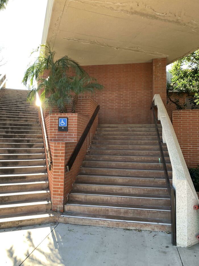 This Staircase To Nowhere At My University