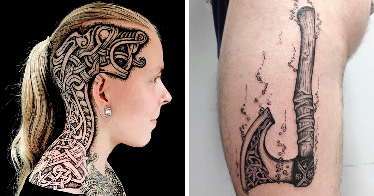 30 Tatuajes vikingos brutales