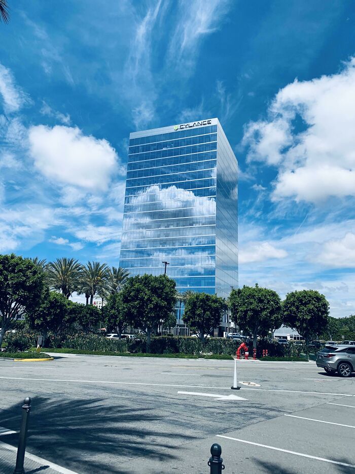 The Way This Building Blends Into The Skyline