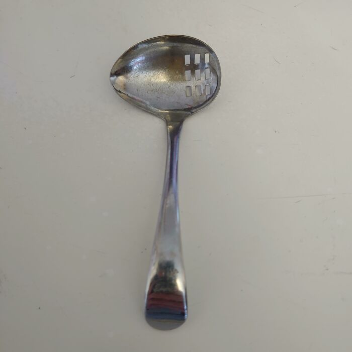 Stainless Steel, About The Size Of A Tea Spoon, No Additional Markings