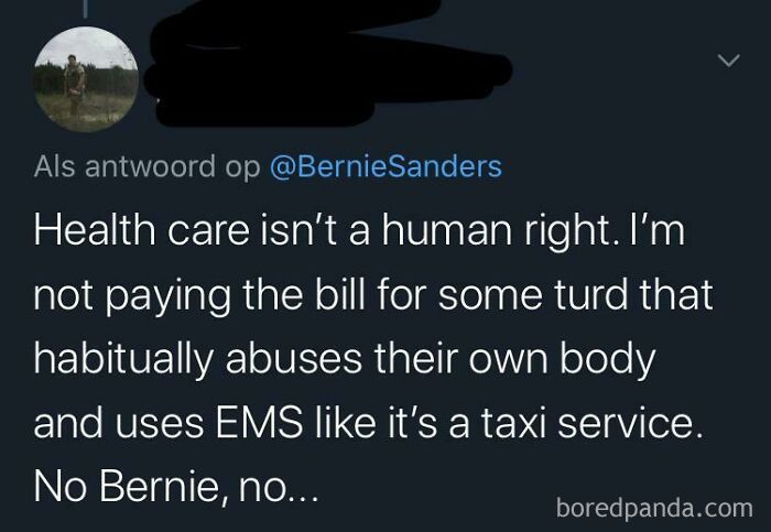 "Healthcare Isn't A Human Right"