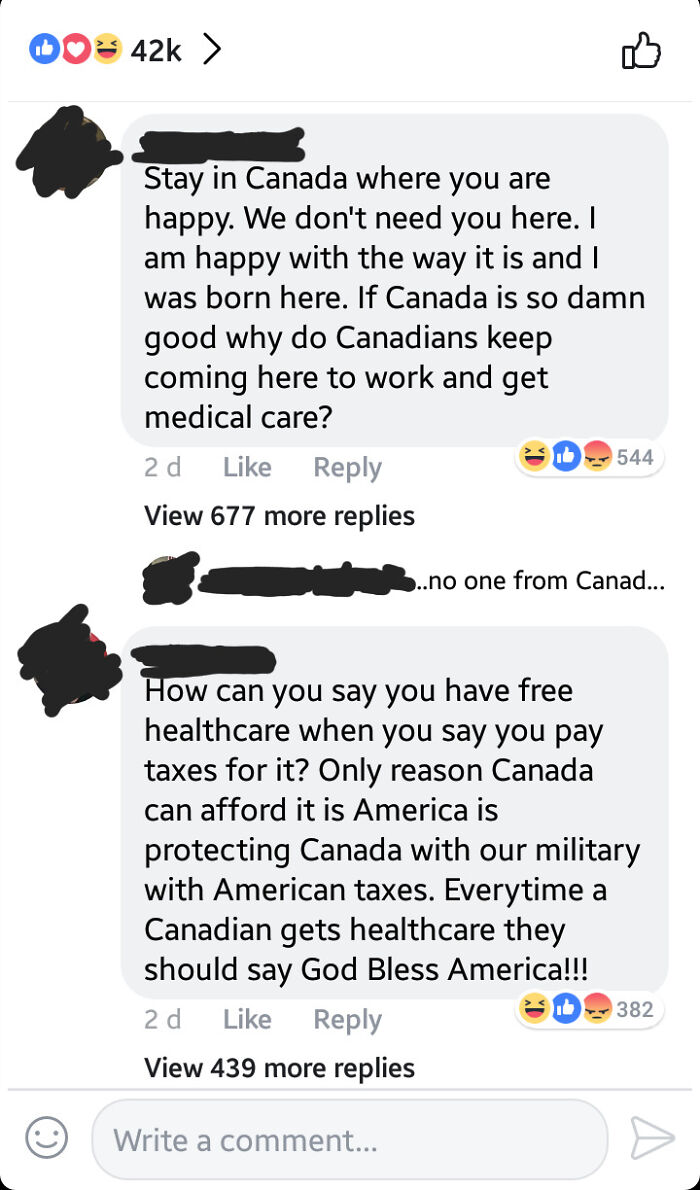 Canada Only Has Free Healthcare Because Of The Us