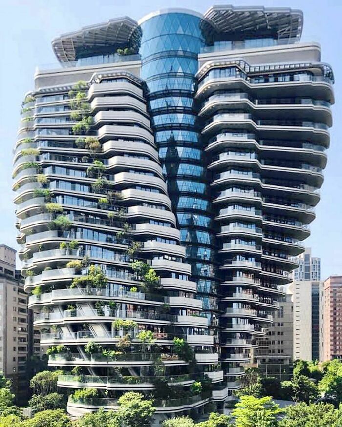 Tao Zhu Yin Yuan Tower, Located In Taipei, Is An Eco-Designed, Energy-Conserving And Carbon-Absorbing Green Building