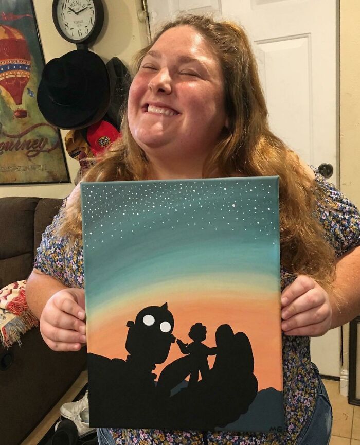 I Made This Painting For My Boyfriend And I’m Very Proud Of It!