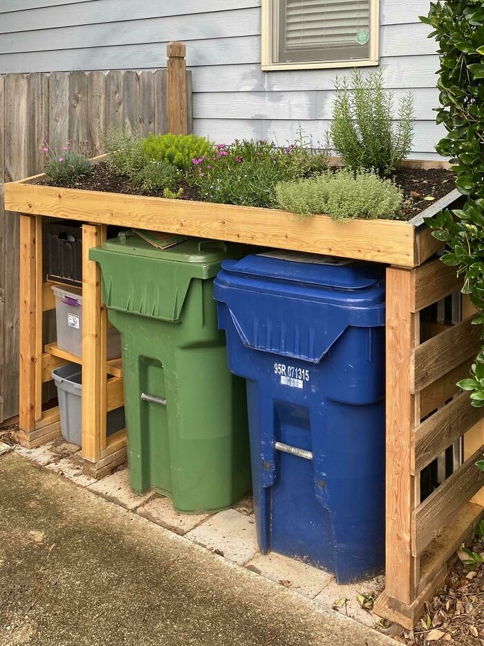 Trash Fort With Green Roof