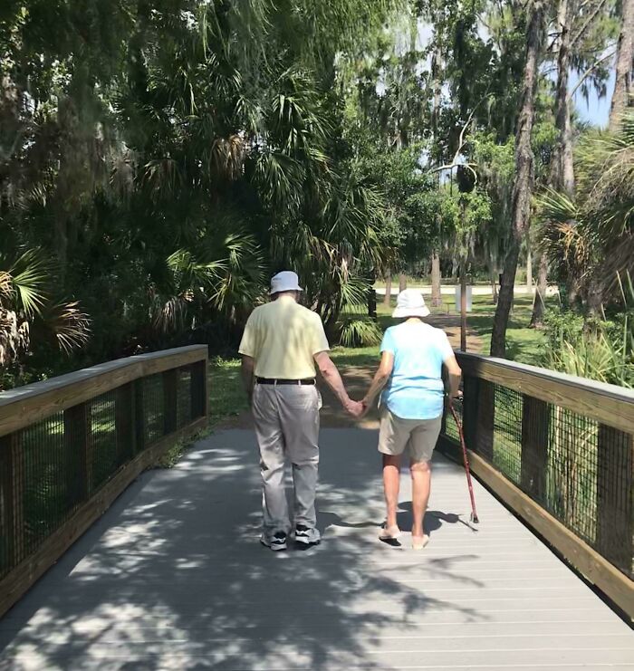 Cutest Couple Ever At The Park Today! You Could Just Tell How In Love They Still Were