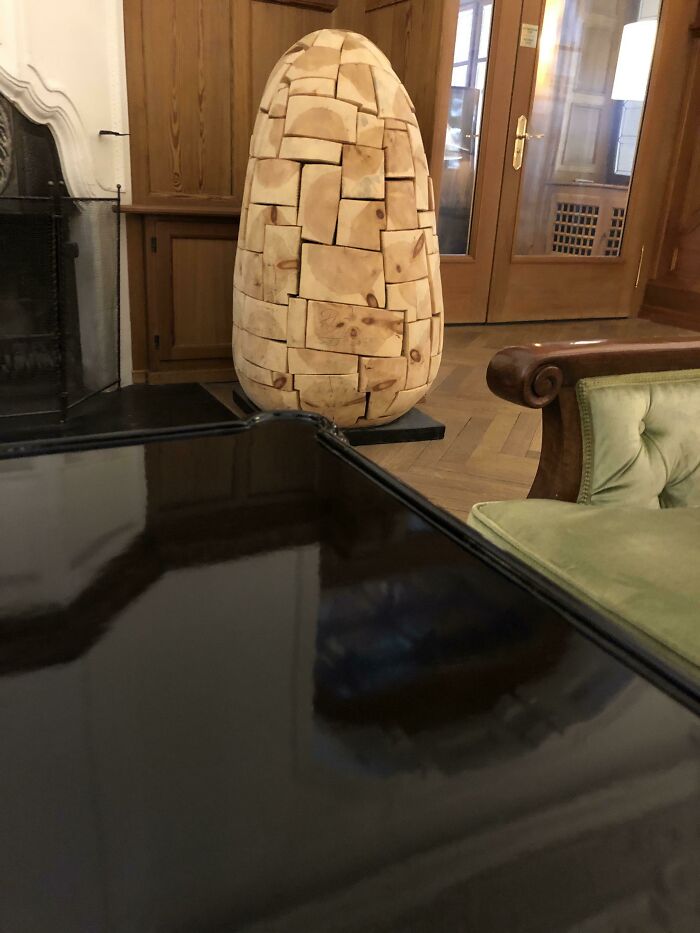 The Way This Hotel Arranged The Firewood