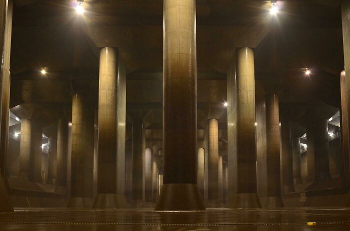 The Massive Underground Cathedral Protecting Tokyo From Floods (This Isn't A 3D Render)