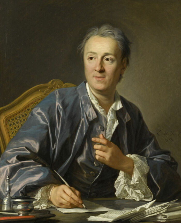 Denis Diderot (1713-1784), Writer By Van Loo, Louis-Michel (1767)