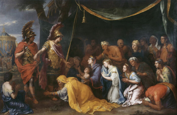 The Queens Of Persia At The Feet Of Alexander/The Tent Of Darius By Le Brun, Charles (1661)