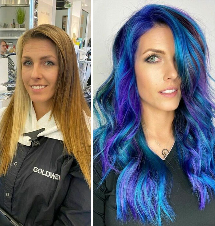 28 Women Who Chose An Unusual Color For Their Hair And Ended Up Looking  Badass | Bored Panda