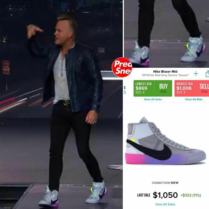 In Honor Of Serena Williams Crushing It In The Us Open Right Now, Here Is Pastor Crank In The Nike X Off White Blazer Serena. $1,050