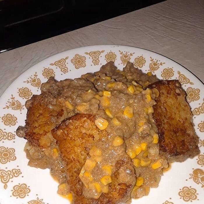 The Caption Said This Was Tater Tot Casserole 