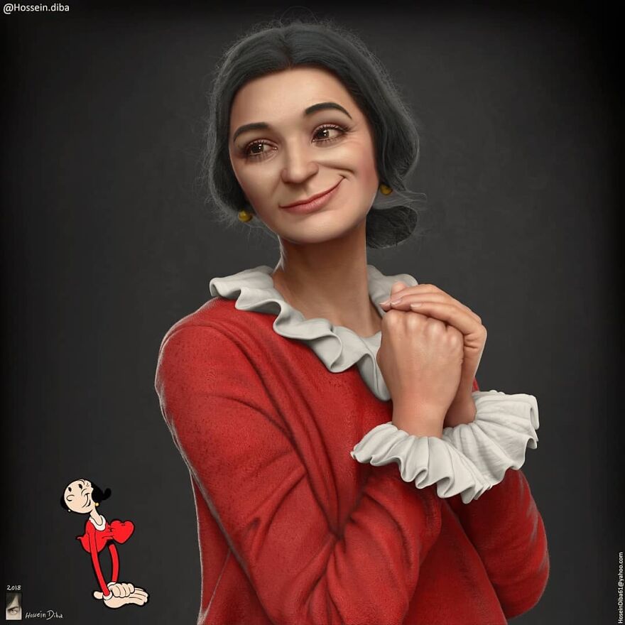 Olive Oyl From Popeye The Sailor Man