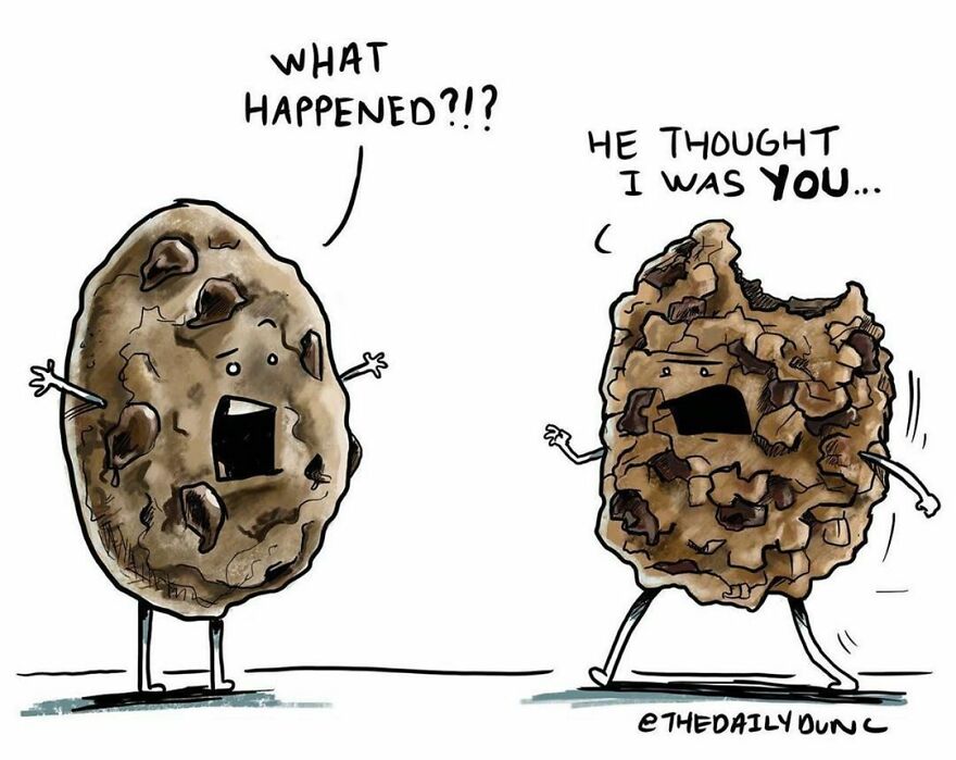 Imposter!! 🍪 #thedailydunc
-
who Here Has Ever Bitten Into A Cookie Thinking It Was Chocolate Chip But It Was Really Oatmeal Raisin?! 🤮