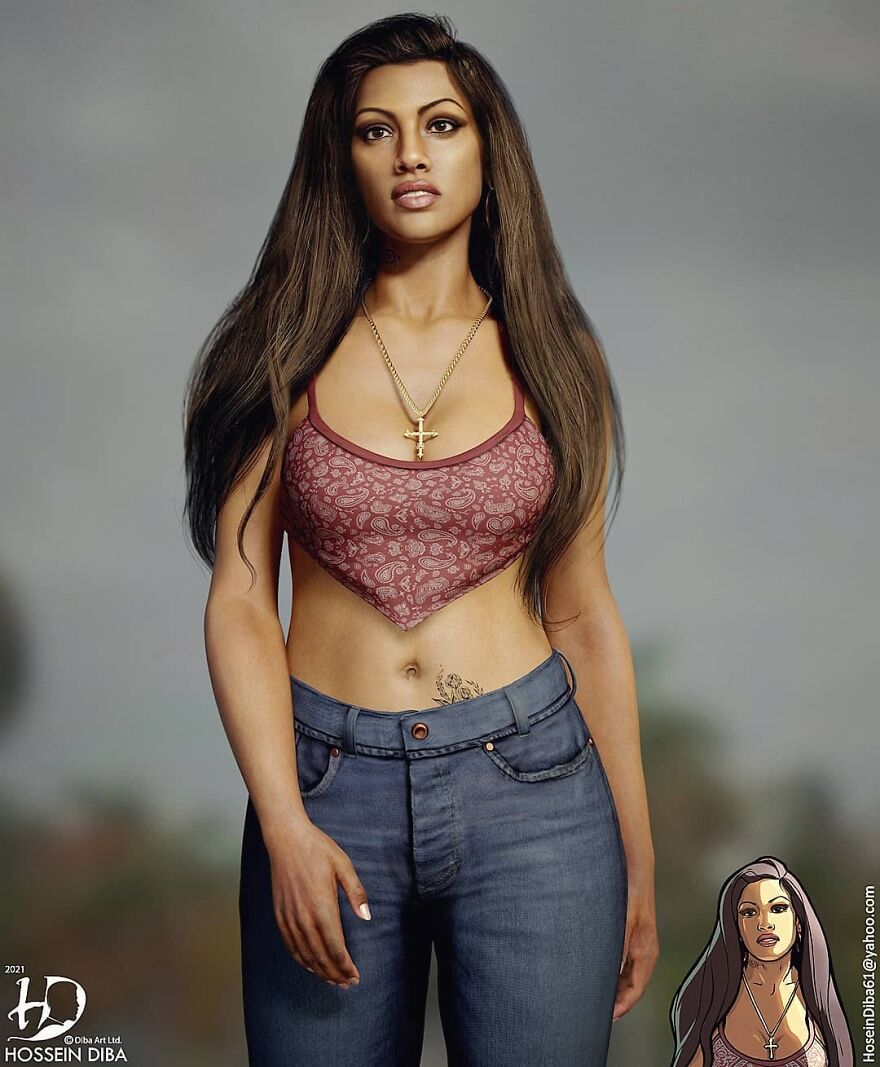 Cover Girl From GTA: San Andreas