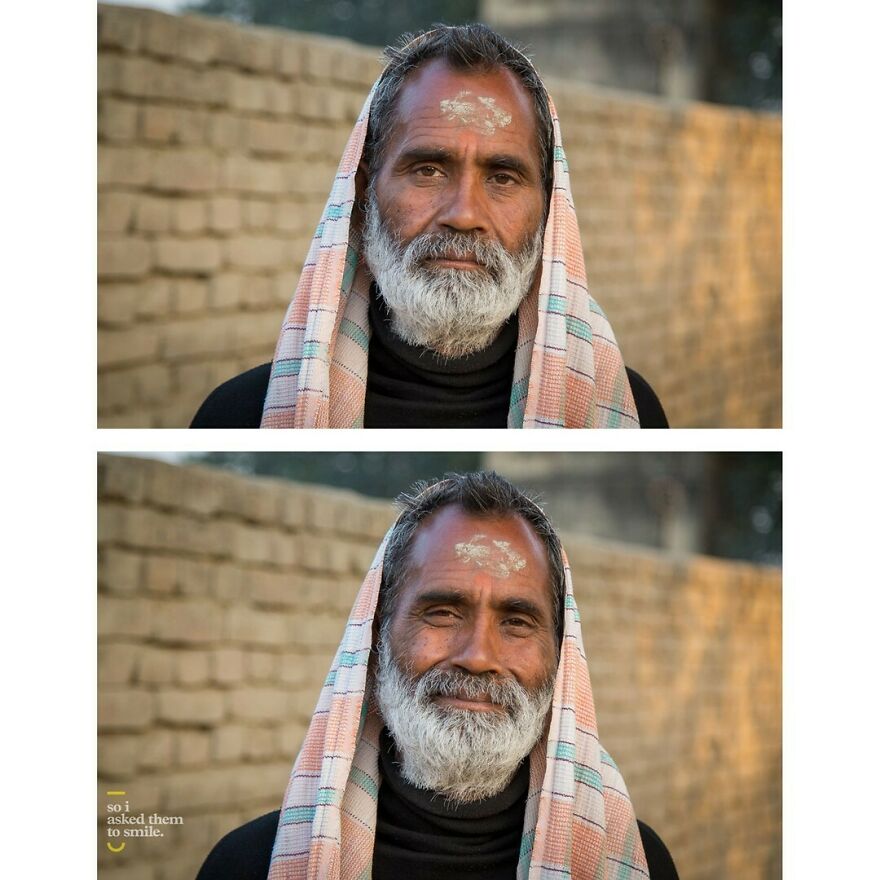 He Was Walking Toward Me One Evening, As I Explored The Outer Edge Of Vrindavan, Uttar Pradesh, India... So I Asked Him To Smile