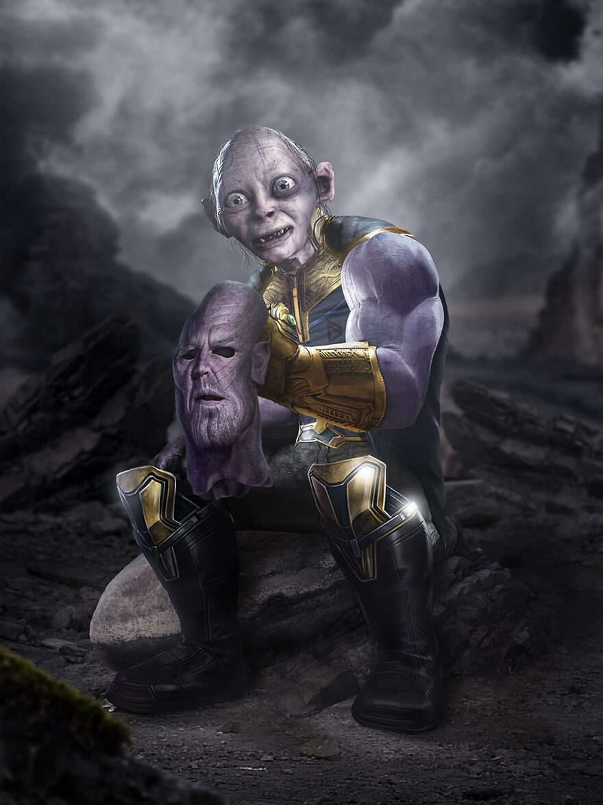 Thanos And Gollum
