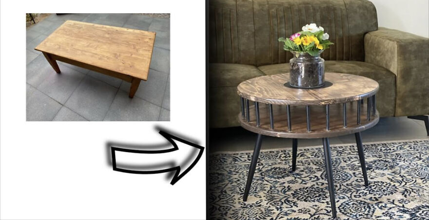 Building A Modern Coffee Table From Recycled Wood 🪚 DIY