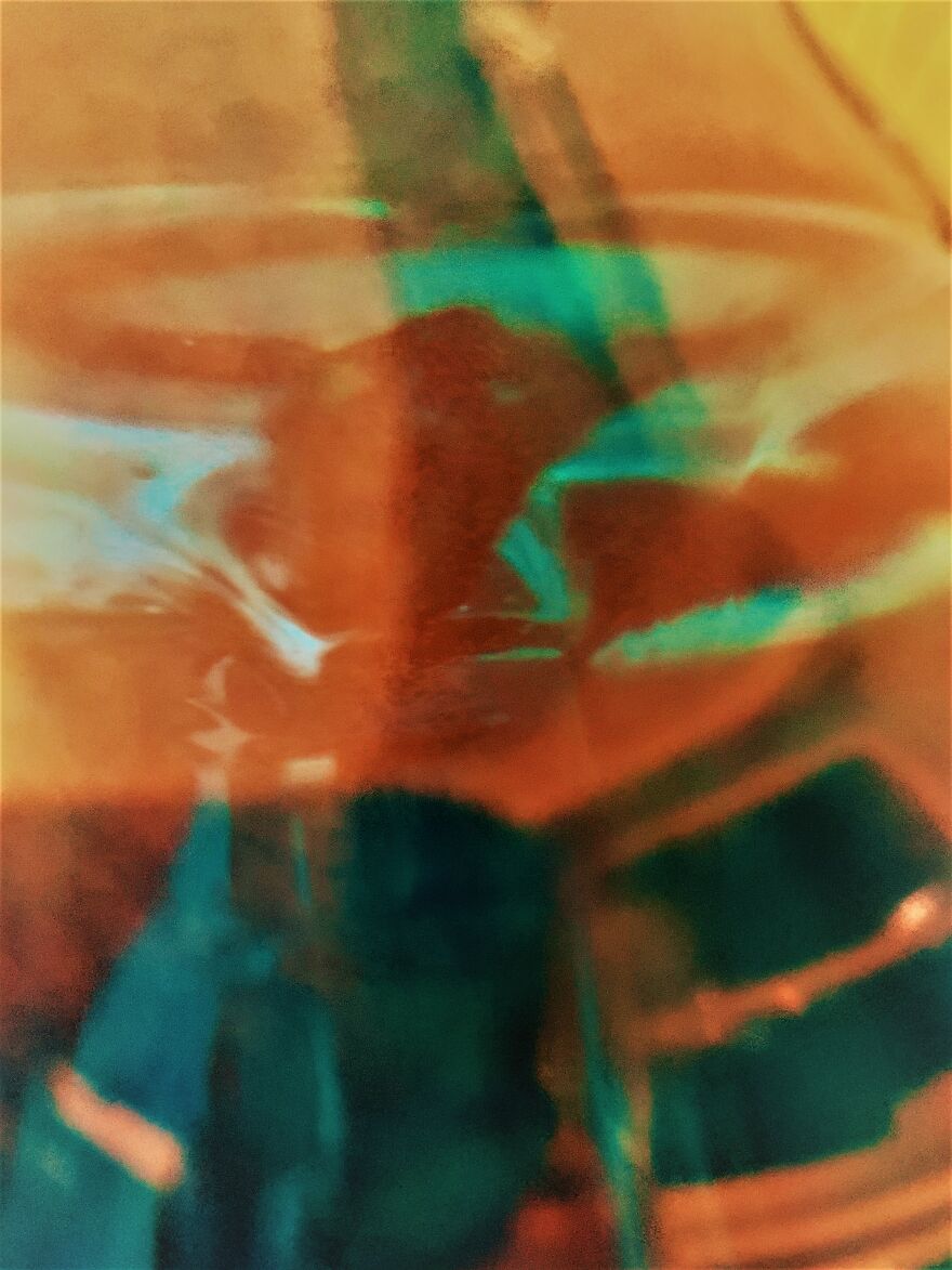I Took A Couple Of Old Glass Bottles, Some Blue And Green Food Coloring And An iPhone And Just Started Taking Pictures. What Resulted May Just Be A Rare Peek Into A Forbidden Realm.