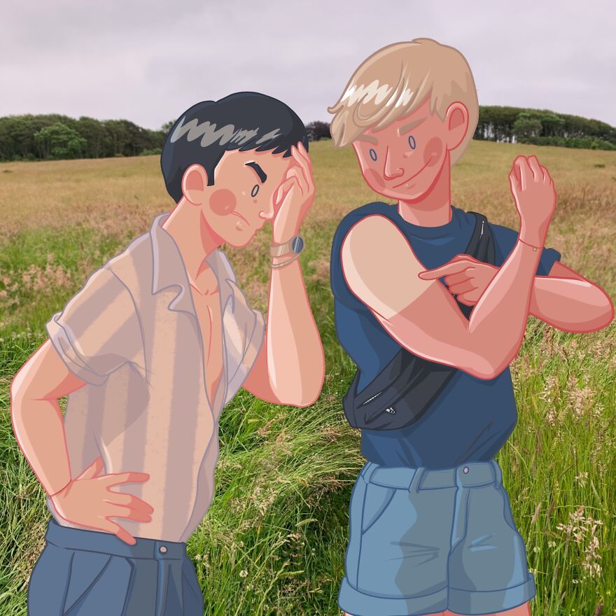 Day 76: When He Is Proud Of His Farmer's Tan