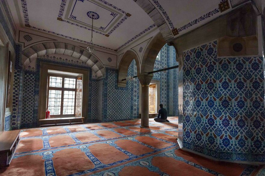 The Name Of The Blue Mosque Comes From The Blue Tiles On The Interior Walls Of The Mosque But This Is Not The Blue Mosque. Rustem Pasha Mosque Is Smaller But Equally Beautiful