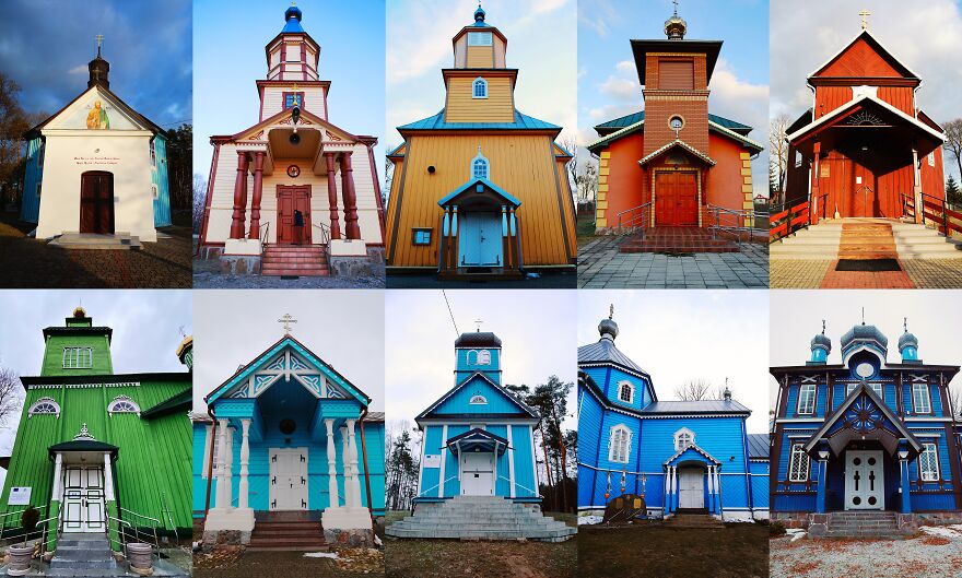 I Photographed Beautiful Colorful Places In The World And I Made A Collages Of Them (6 Pics)