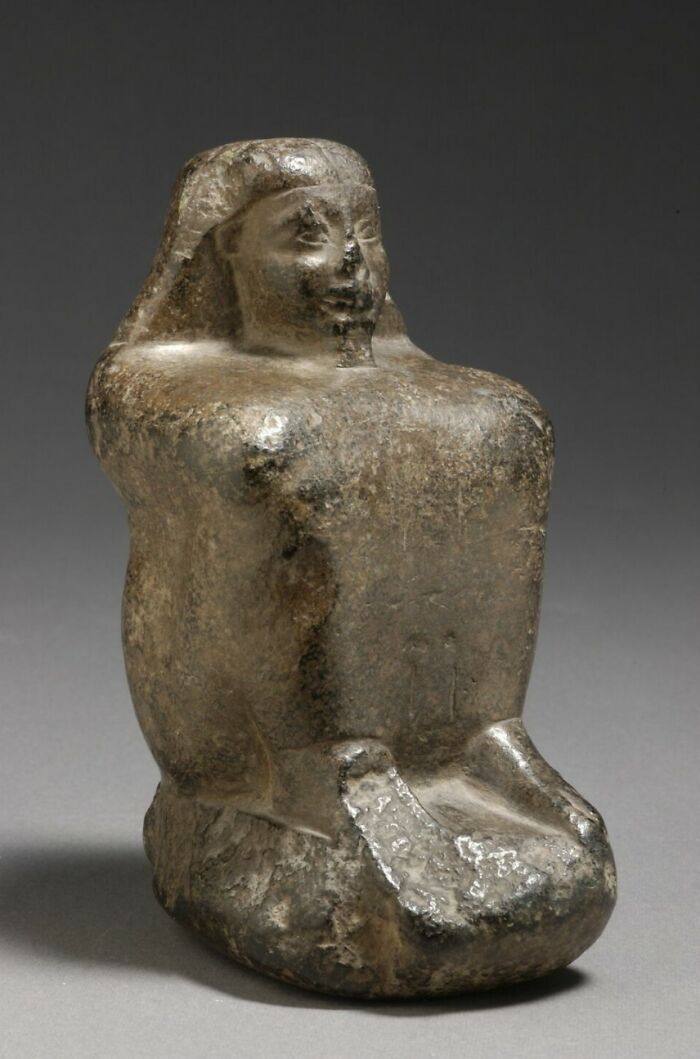 Cube Statue, 17th Dynasty (Attribution According To Style) (-1630 - -1550)
