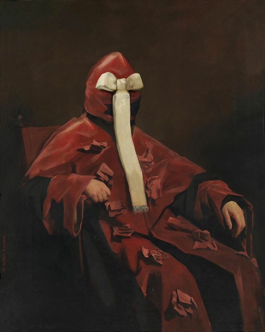 Masked Portraits Of A German Painter Is Now The Sensation Of Instagram