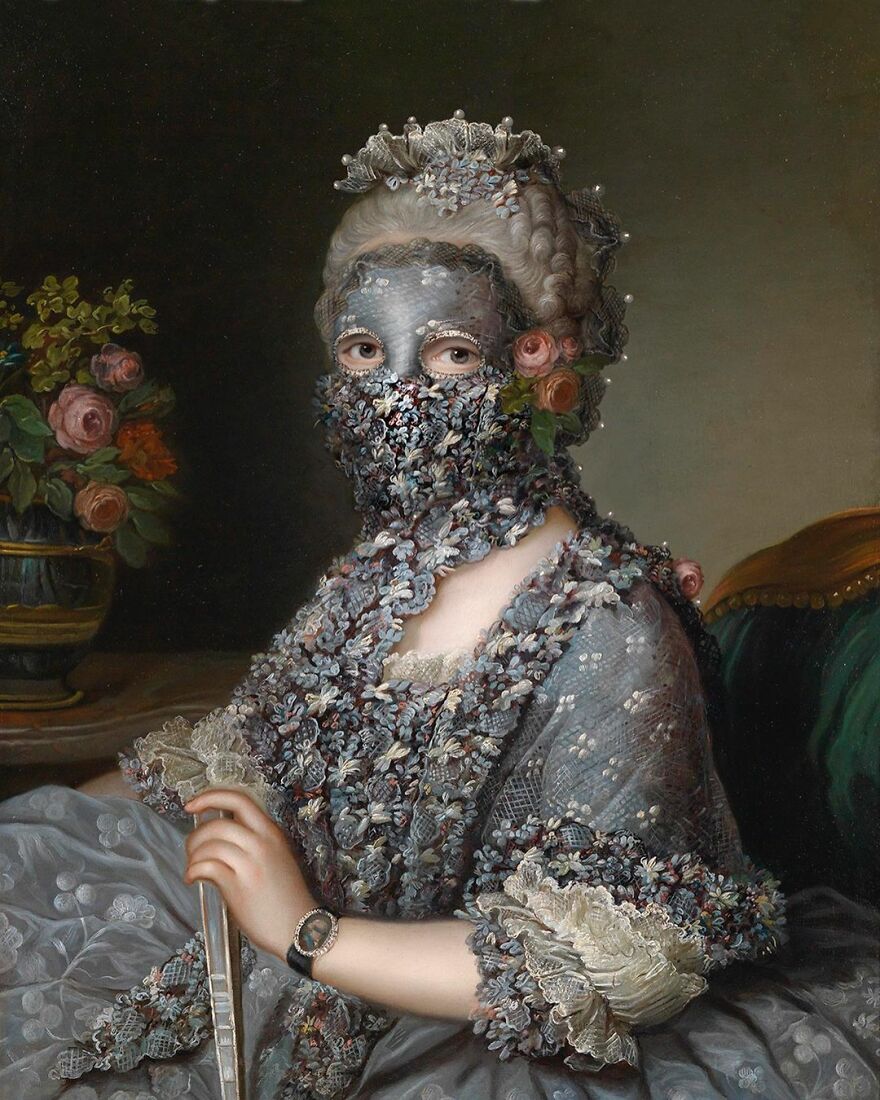 Masked Portraits Of A German Painter Is Now The Sensation Of Instagram