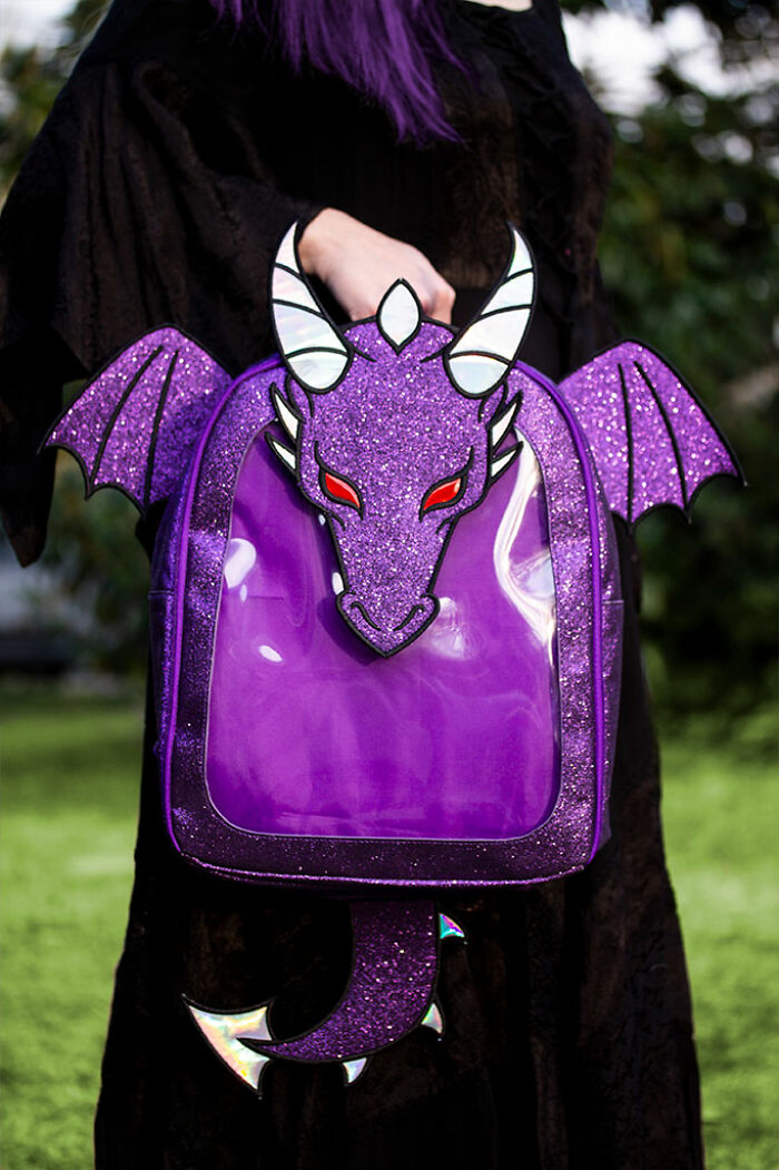 So I'm A Little Obsessed With Dragons. I Wanted A Cool Dragon Itabag But Couldn't Find One I Liked. So I Spent Over A Year Designing My Own.