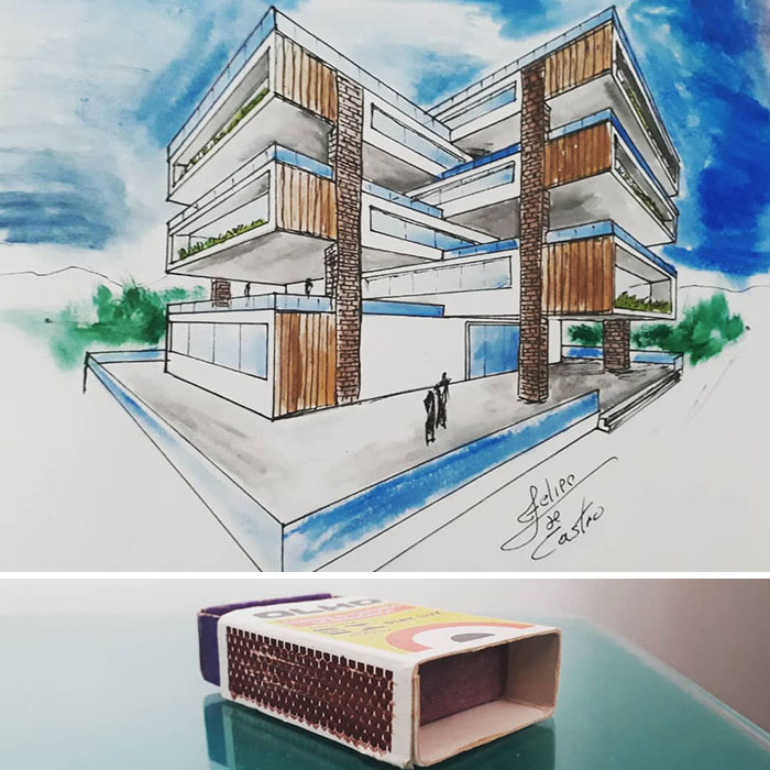 An Architect Draws Buildings Inspired By Everyday Objects (30 Pics)