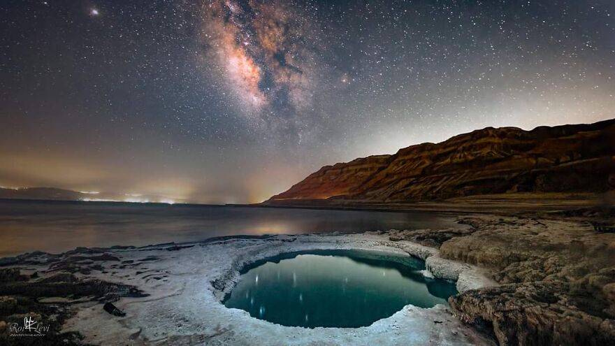 Nature Dead Sea Sunrise Israel